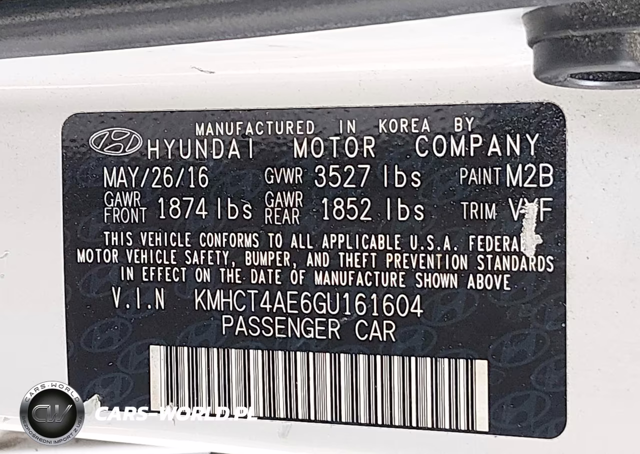 2016 Hyundai Accent Se VIN:KMHCT4AE6GU161604 - 9