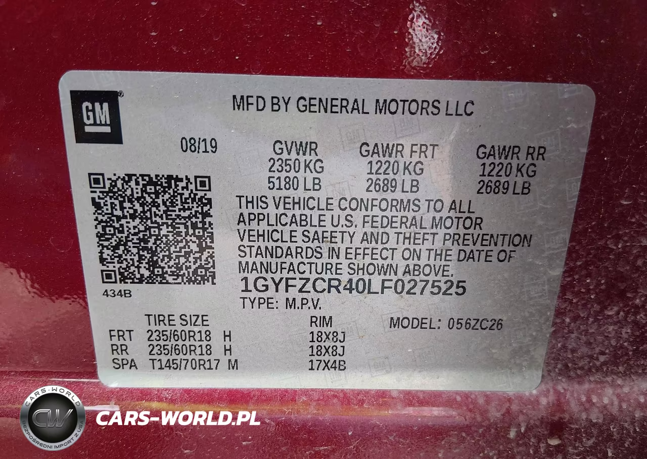 2020 Cadillac Xt4 Fwd Premium Luxury VIN:1GYFZCR40LF027525 - 9