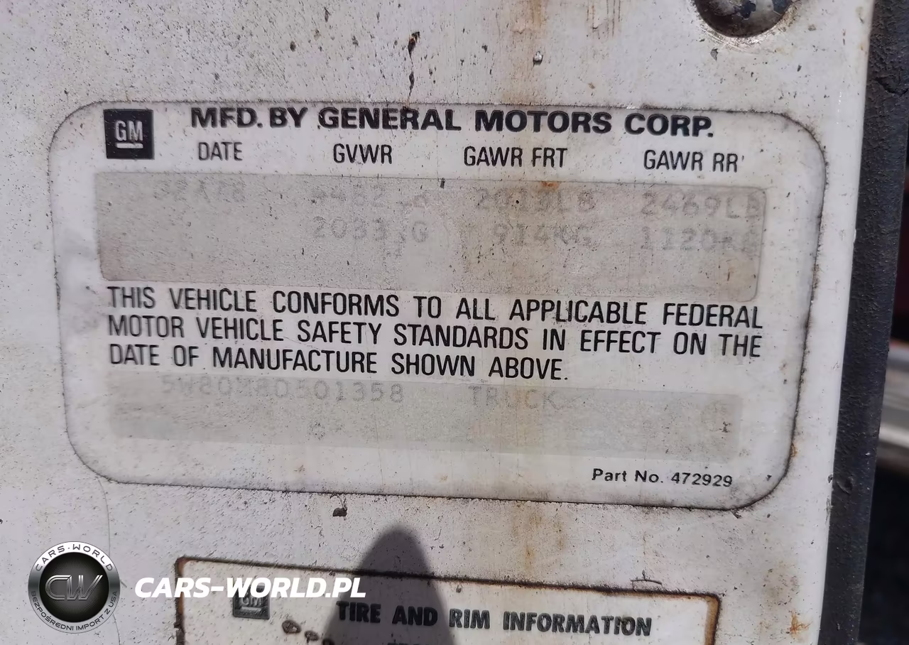 1978 GMC Caballero VIN:5W80M80501358 - 9