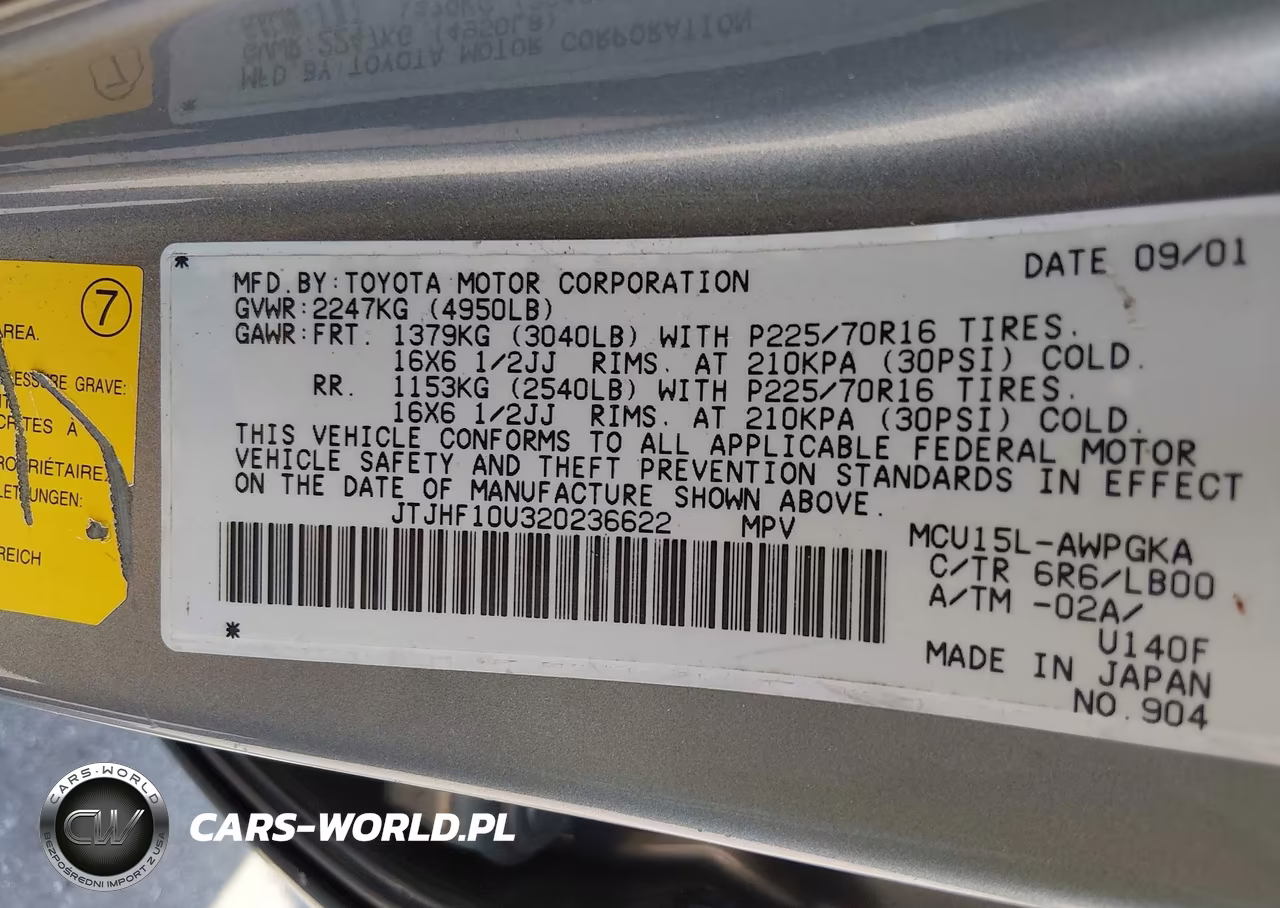 2002 Lexus Rx 300 VIN:JTJHF10U320236622 - 9