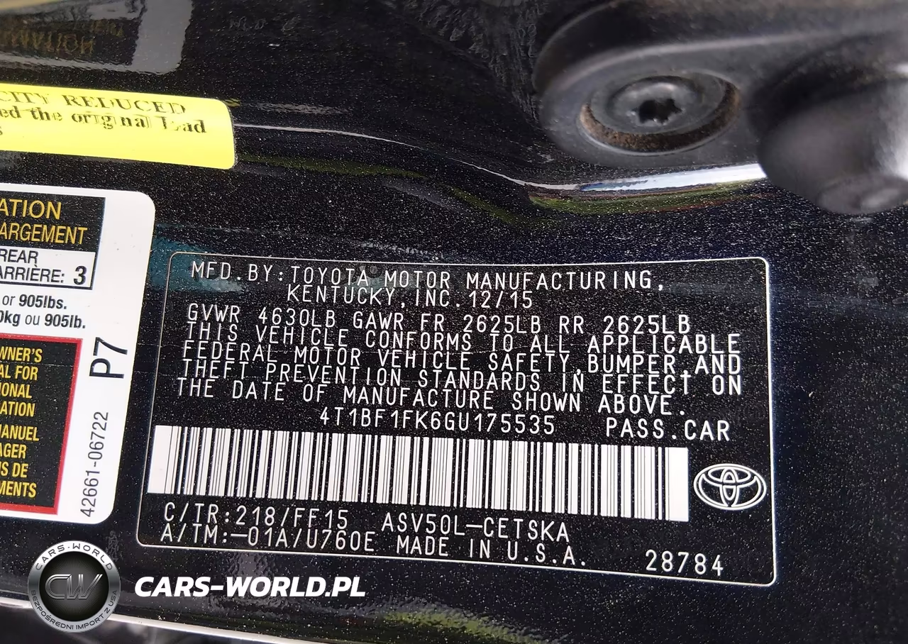 2016 Toyota Camry Le-Xle-Se-Xse VIN:4T1BF1FK6GU175535 - 9