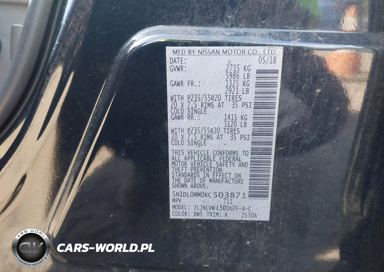 2019 Infiniti Qx60 Luxe VIN:5N1DL0MM0KC503871 - 9