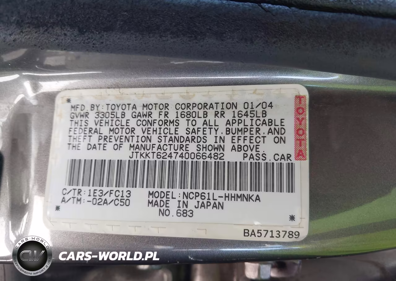 2004 Scion Xa VIN:JTKKT624740066482 - 9