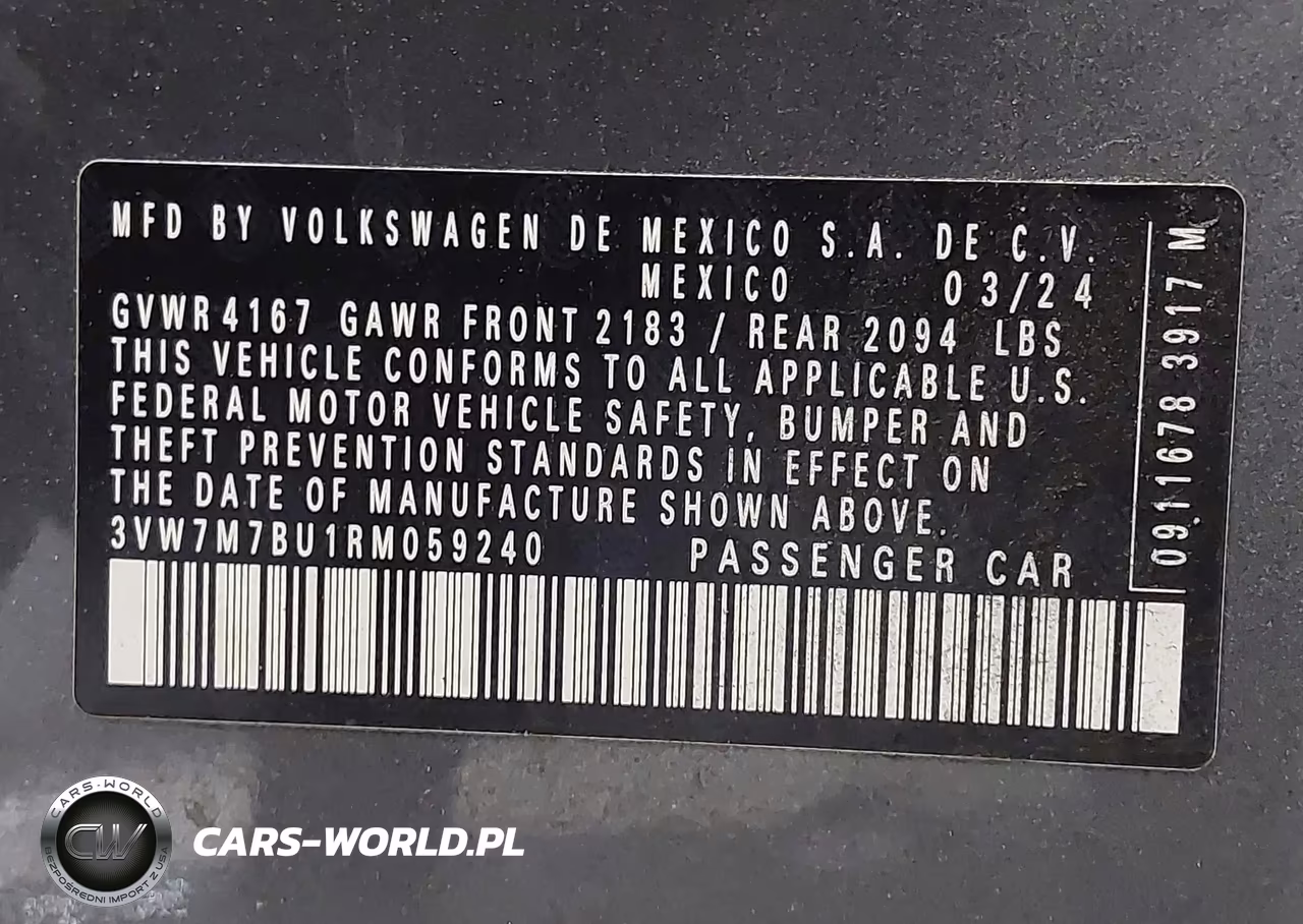 2024 Volkswagen Jetta 1.5T Se VIN:3VW7M7BU1RM059240 - 9
