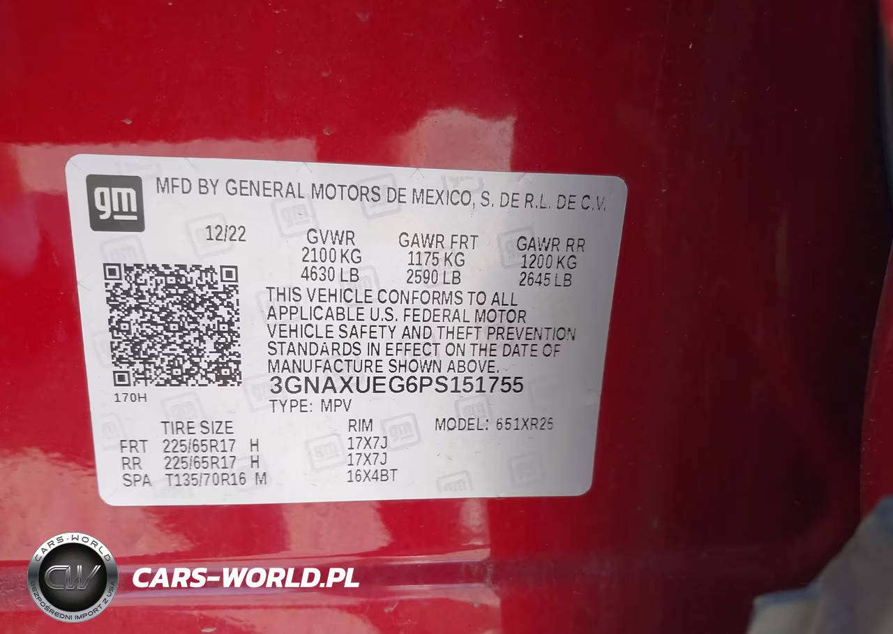 2023 Chevrolet Equinox Awd Lt VIN:3GNAXUEG6PS151755 - 9