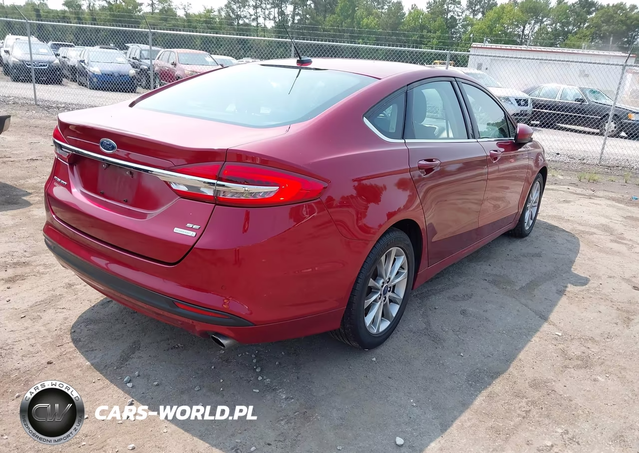 2017 Ford Fusion Se VIN:3FA6P0HD1HR304100 - 4