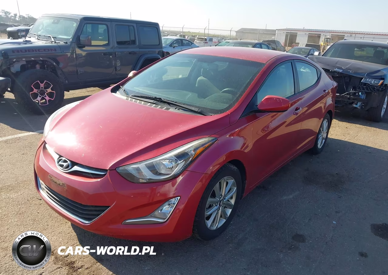 2014 Hyundai Elantra Se VIN:KMHDH4AE1EU190382 - 2