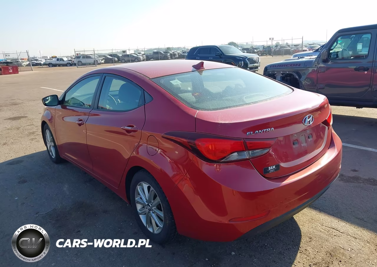2014 Hyundai Elantra Se VIN:KMHDH4AE1EU190382 - 3