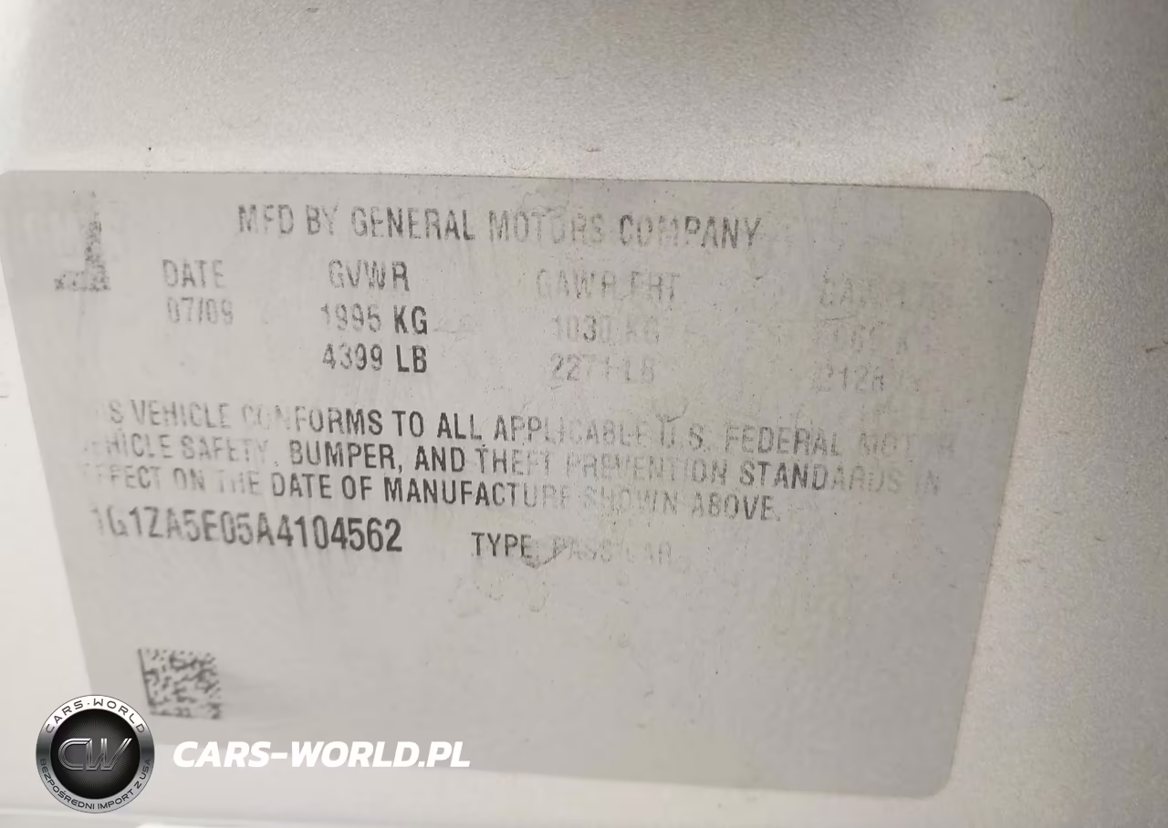 2010 Chevrolet Malibu Ls VIN:1G1ZA5E05A4104562 - 9