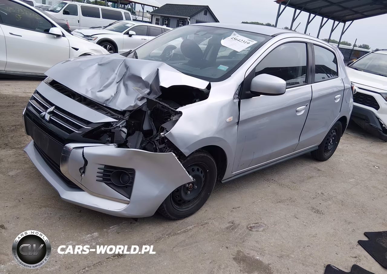 2022 Mitsubishi Mirage Es VIN:ML32AUHJ4NH001660 - 2