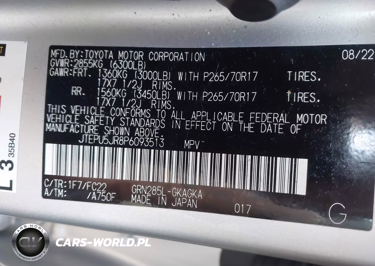 2023 Toyota 4Runner Trd Off Road VIN:JTEPU5JR8P6093513 - 9