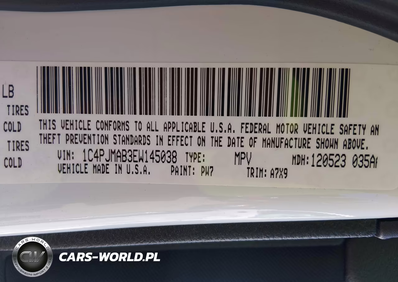 2014 Jeep Cherokee Sport VIN:1C4PJMAB3EW145038 - 9