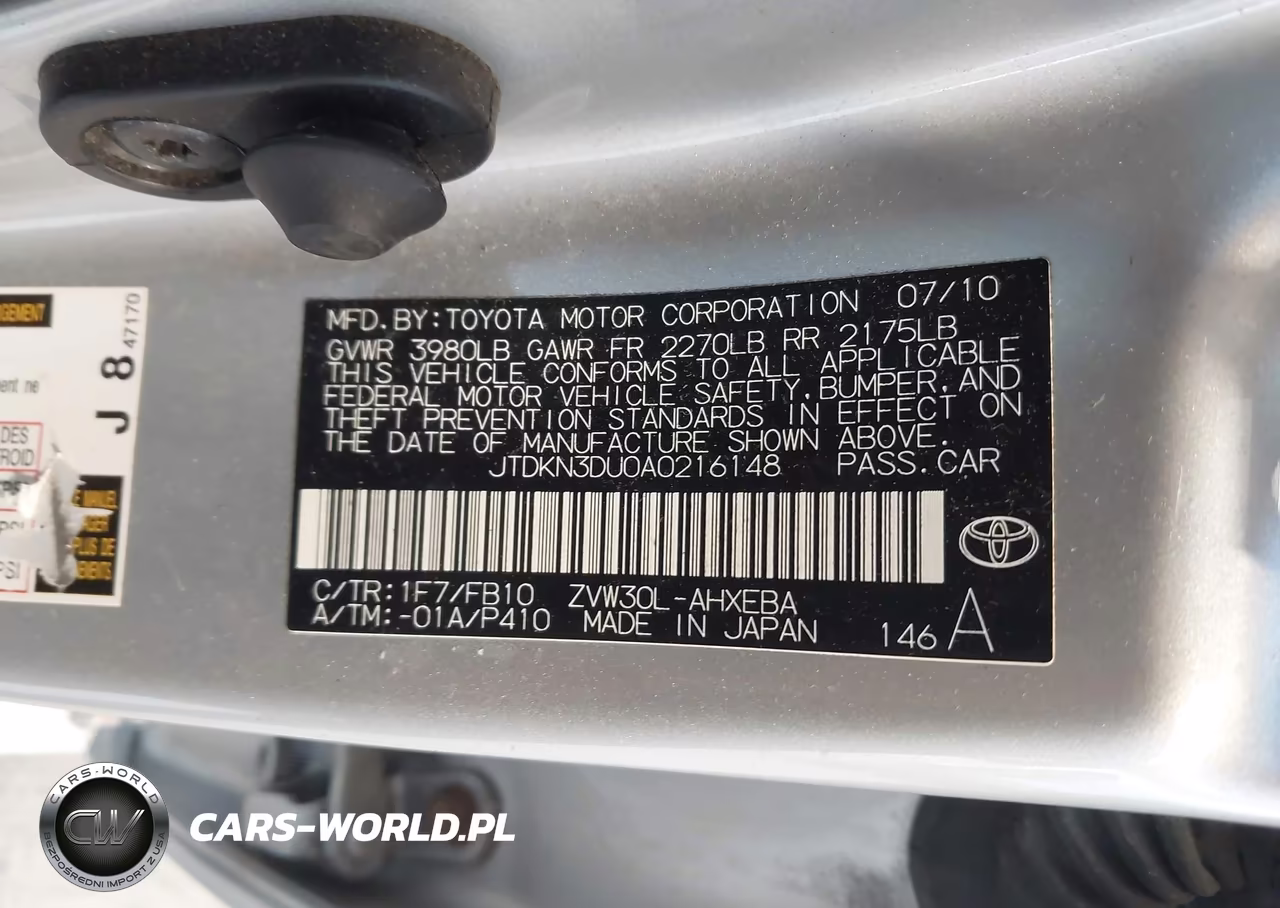2010 Toyota Prius Ii VIN:JTDKN3DU0A0216148 - 9