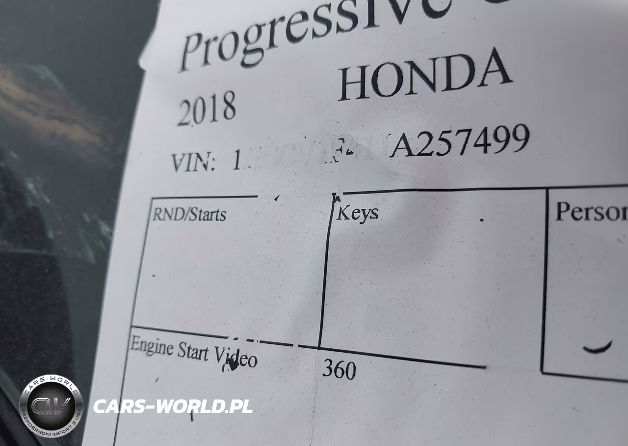 2021 Honda Accord VIN:1HGCV1F41JA257499 - 9
