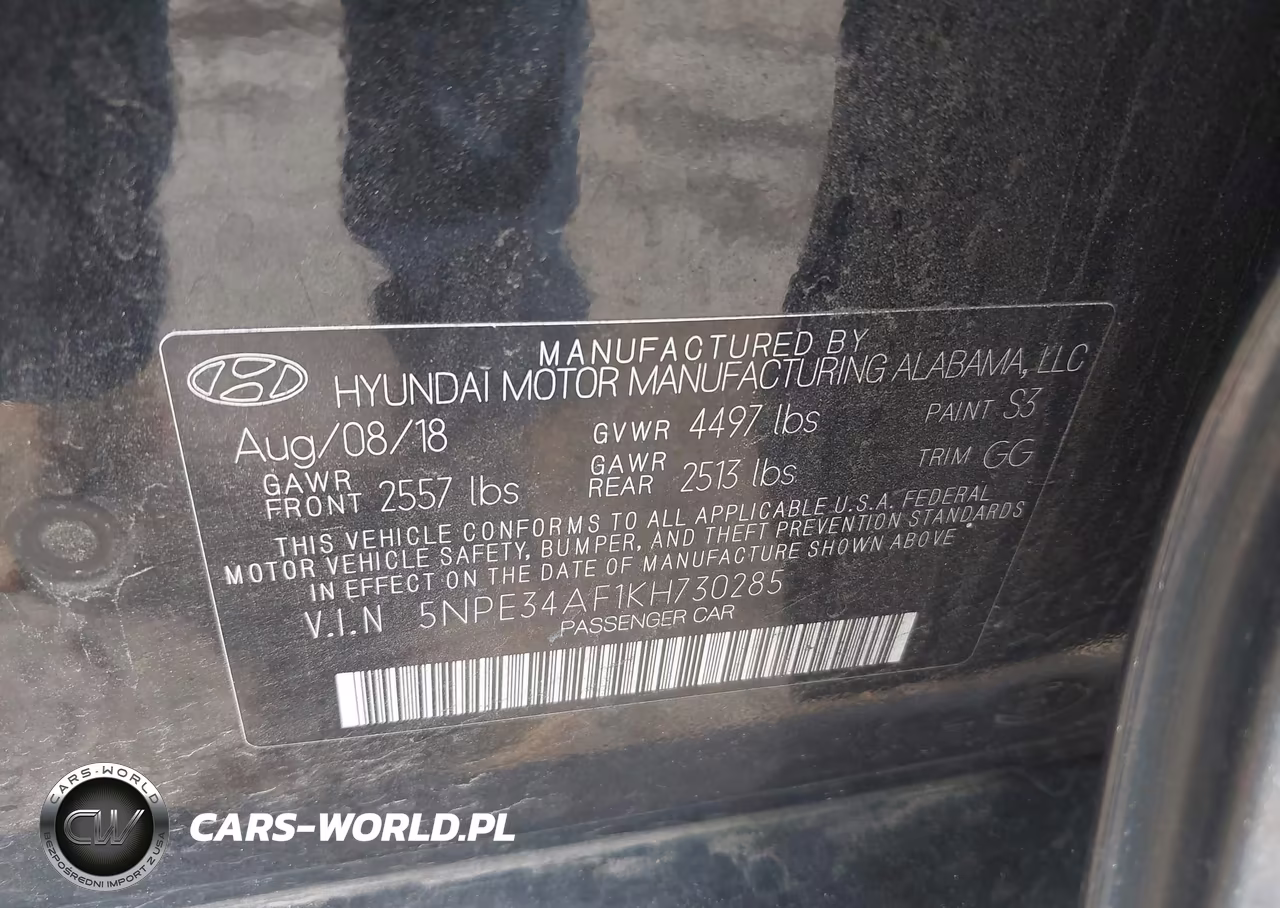 2019 Hyundai Sonata Limited VIN:5NPE34AF1KH730285 - 9