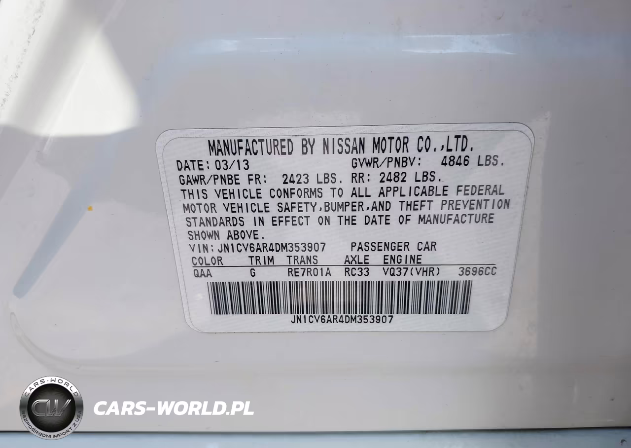 2013 Infiniti G37 VIN:JN1CV6AR4DM353907 - 9