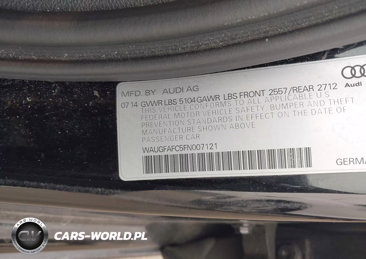 2015 Audi A6 2.0T Premium VIN:WAUGFAFC5FN007121 - 9