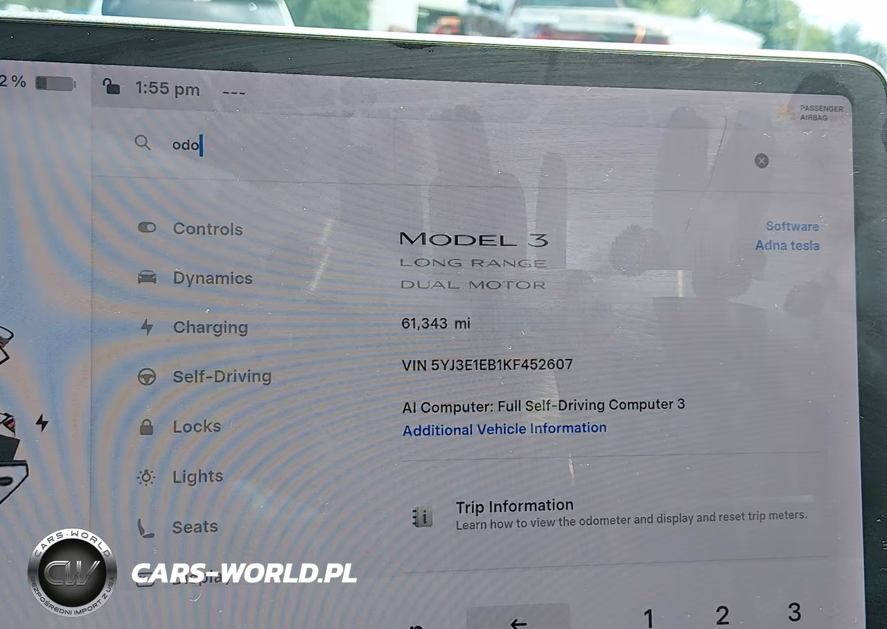 2019 Tesla Model 3 Long Range-Performance VIN:5YJ3E1EB1KF452607 - 7
