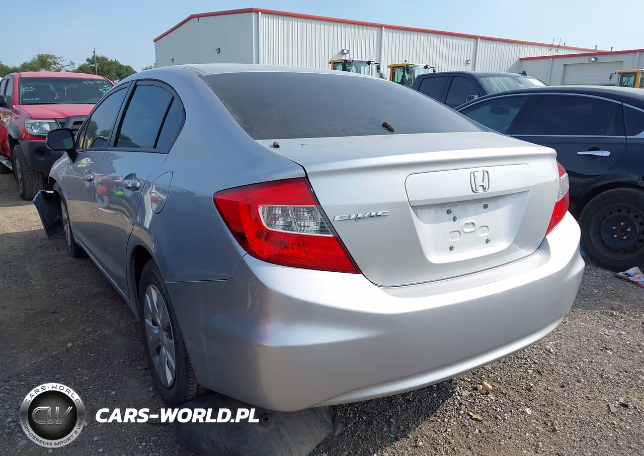 2012 Honda Civic Lx VIN:19XFB2F58CE013013 - 3