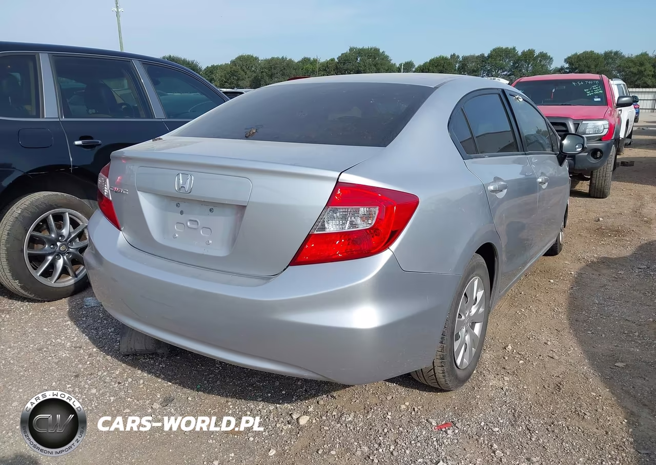 2012 Honda Civic Lx VIN:19XFB2F58CE013013 - 4