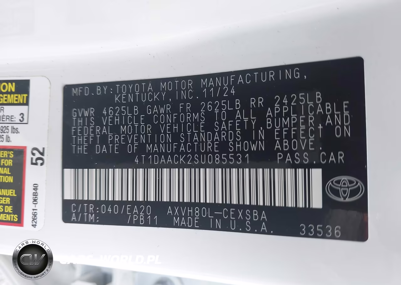 2025 Toyota Camry Se VIN:4T1DAACK2SU085531 - 9