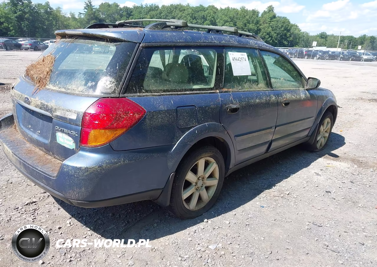 2007 Subaru Outback 2.5I VIN:4S4BP61C077334963 - 4