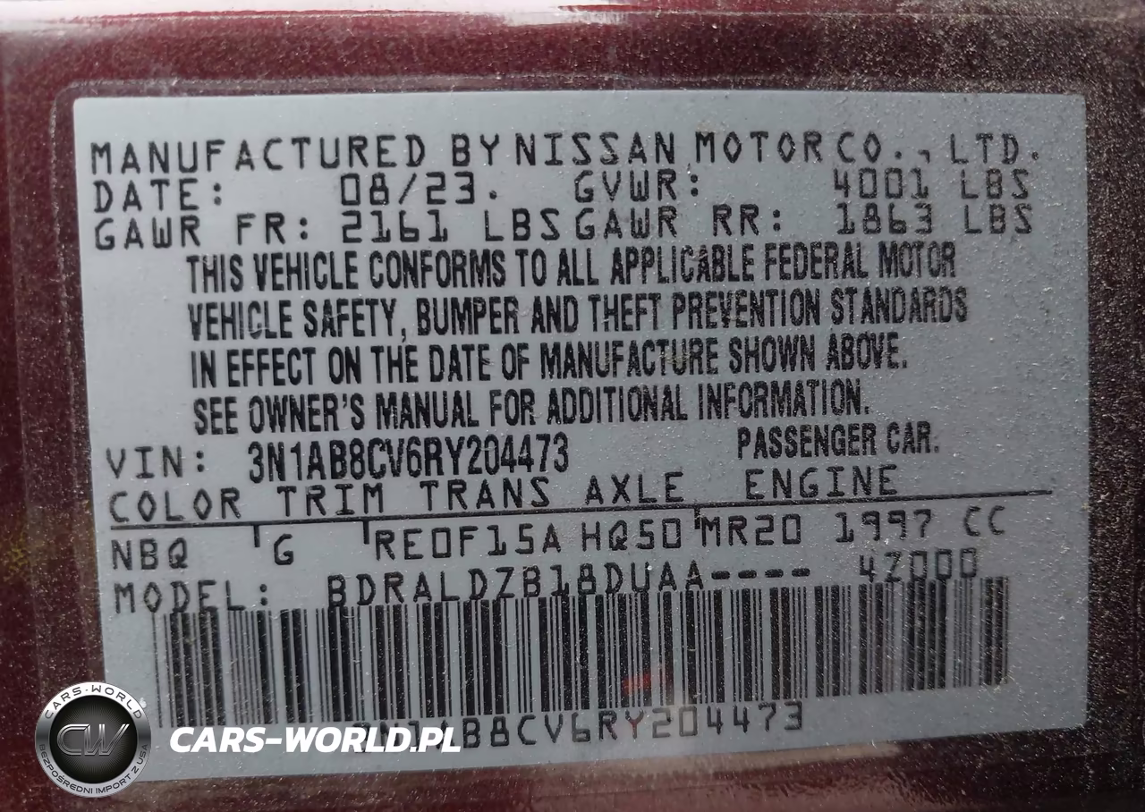 2024 Nissan Sentra Sv Xtronic Cvt VIN:3N1AB8CV6RY204473 - 9