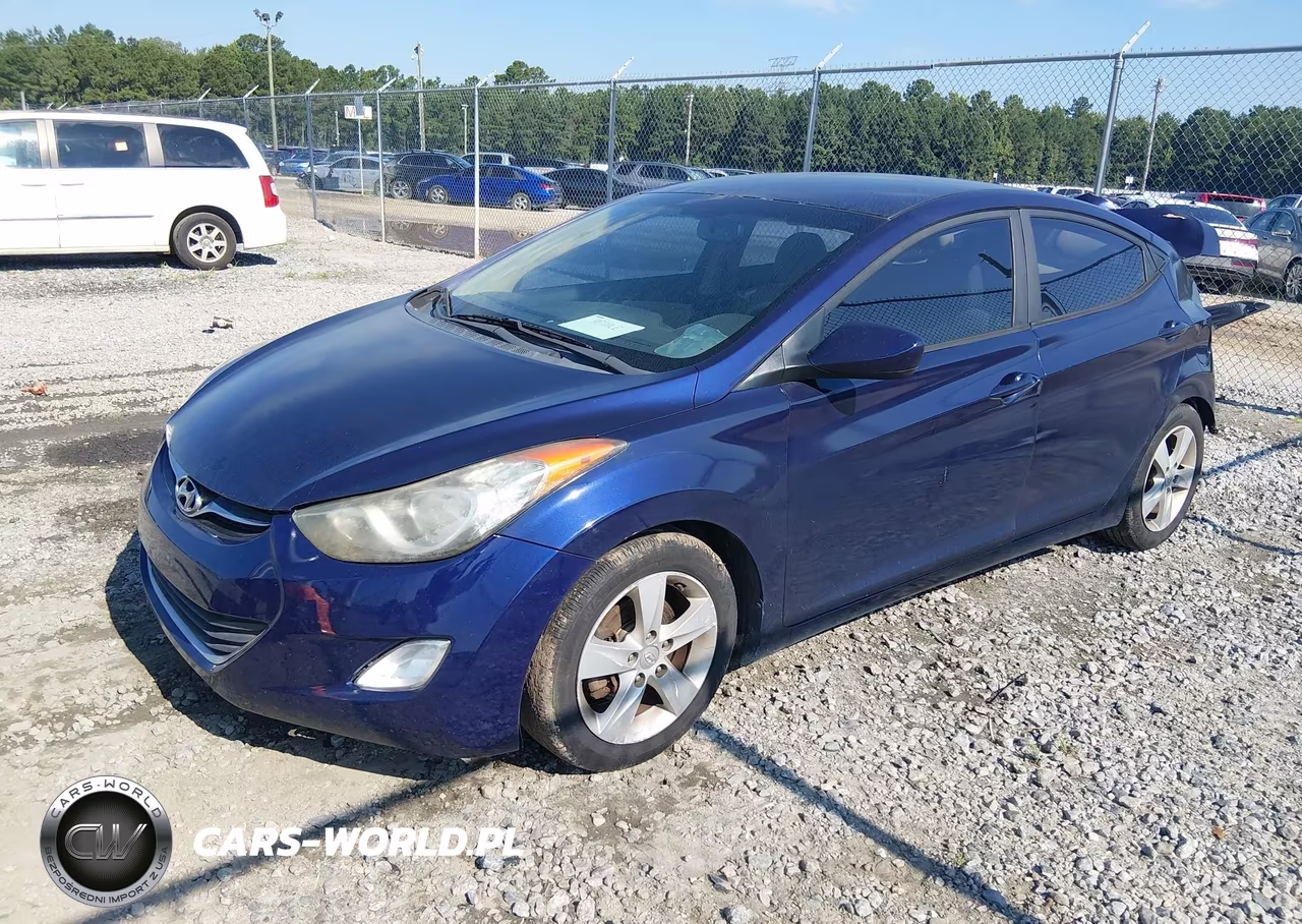 2013 Hyundai Elantra Gls VIN:5NPDH4AEXDH205894 - 2