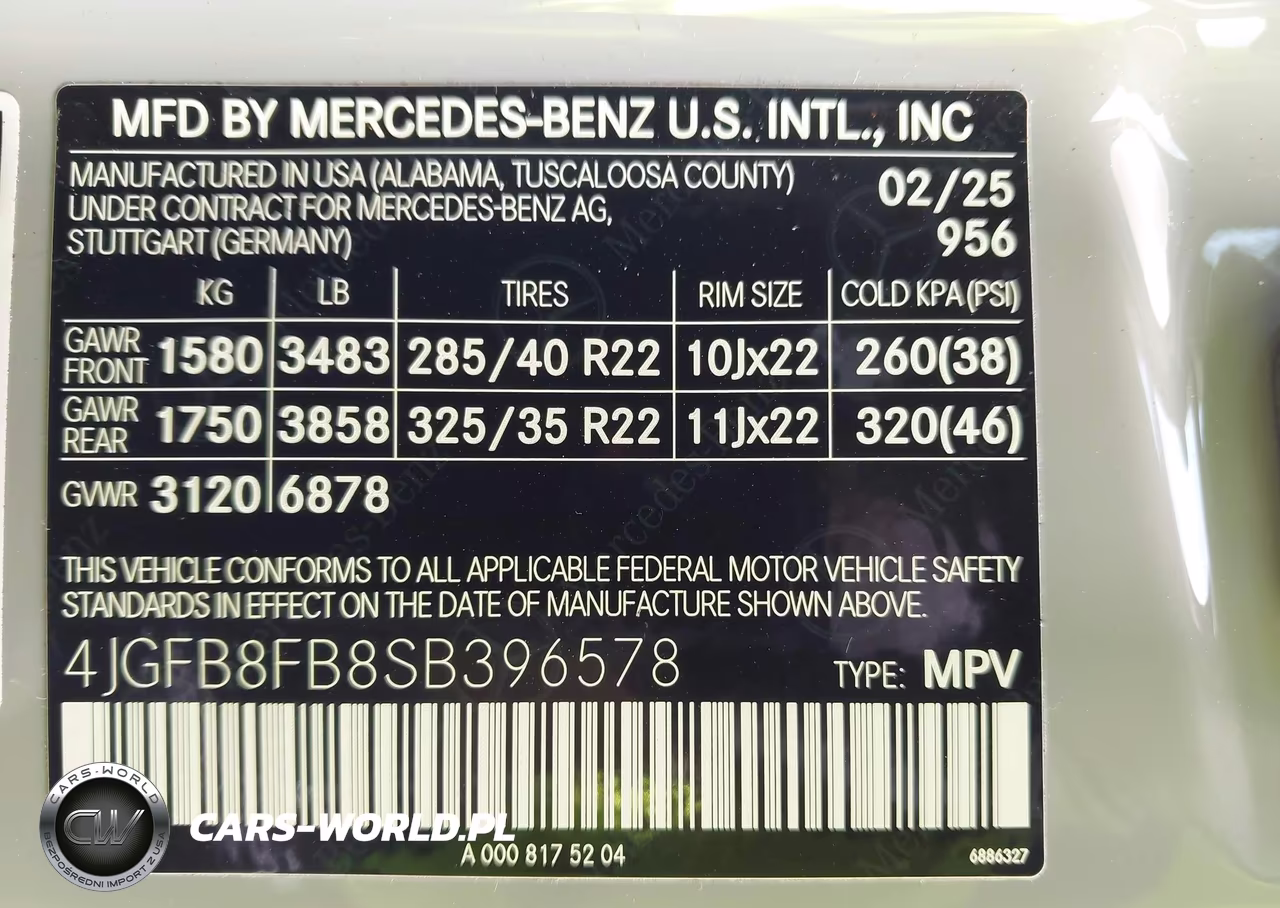 2025 Mercedes-Benz Gle 580 4Matic VIN:4JGFB8FB8SB396578 - 9