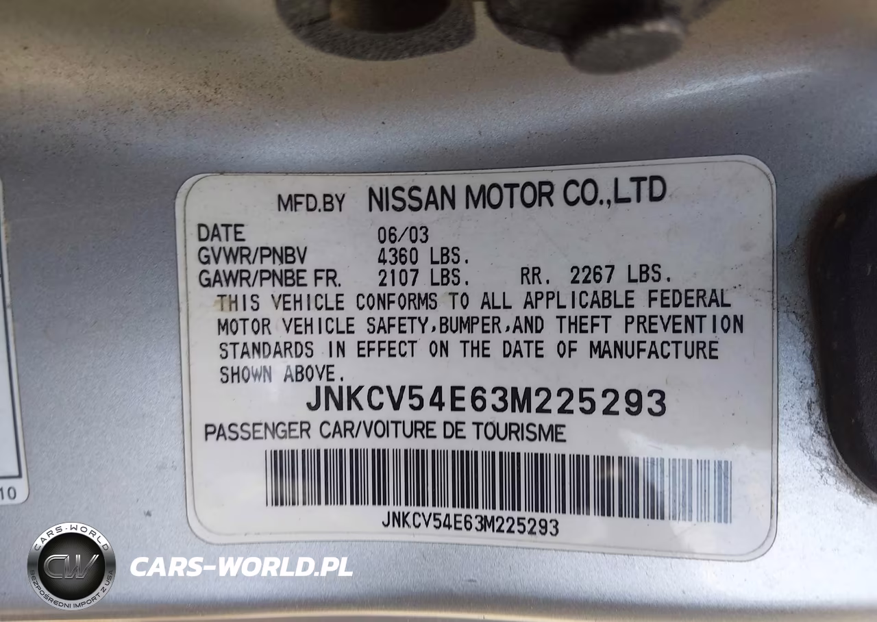 2003 Infiniti G35 Base W-Leather VIN:JNKCV54E63M225293 - 9