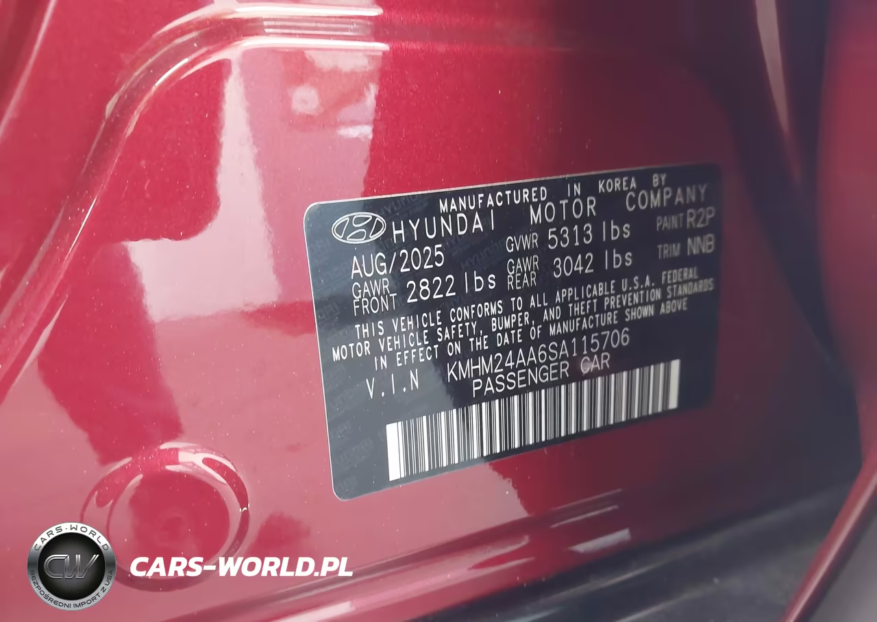 2025 Hyundai Ioniq 6 Se VIN:KMHM24AA6SA115706 - 9