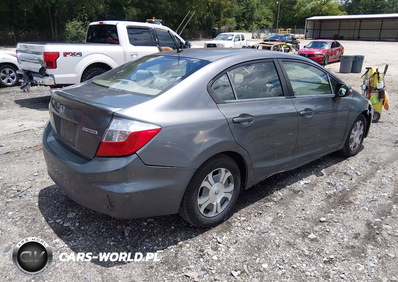 2012 Honda Civic Hybrid VIN:JHMFB4F20CS003590 - 4
