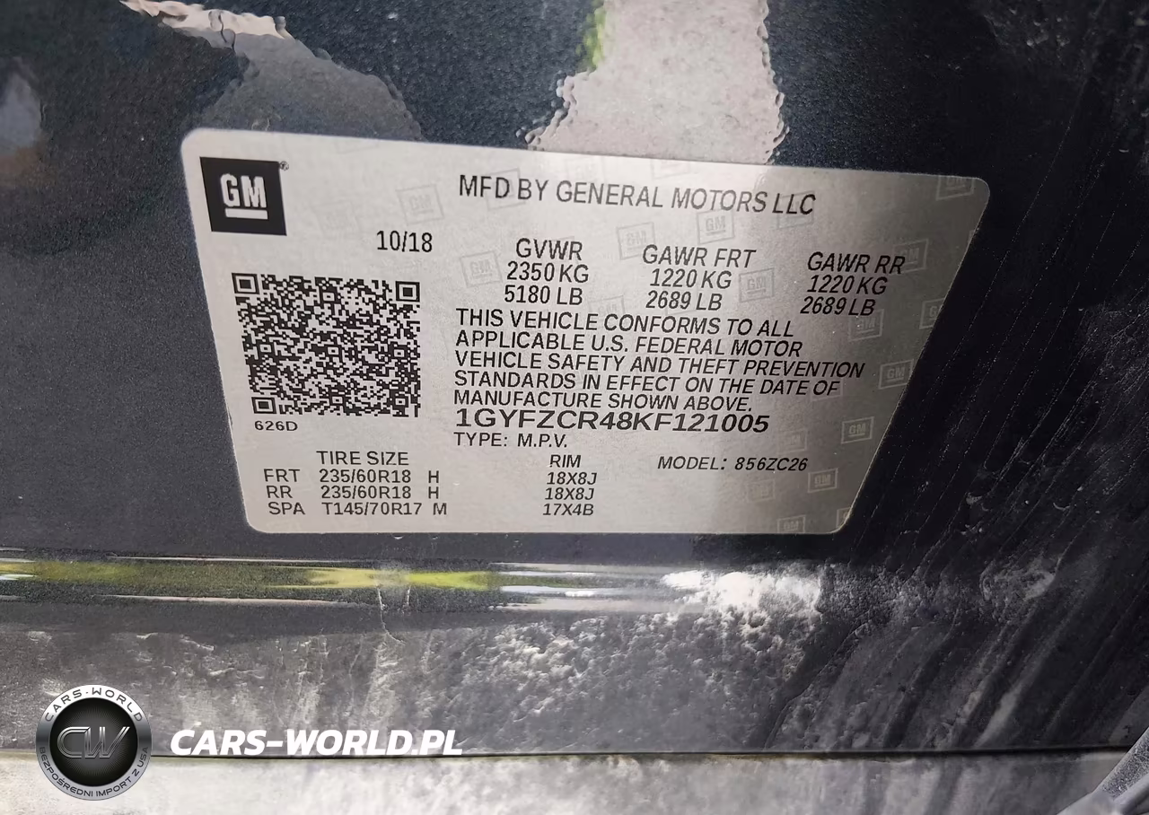 2019 Cadillac Xt4 Premium Luxury VIN:1GYFZCR48KF121005 - 9