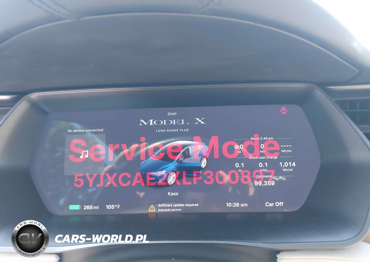 2020 Tesla Model X VIN:5YJXCAE2XLF300897 - 7