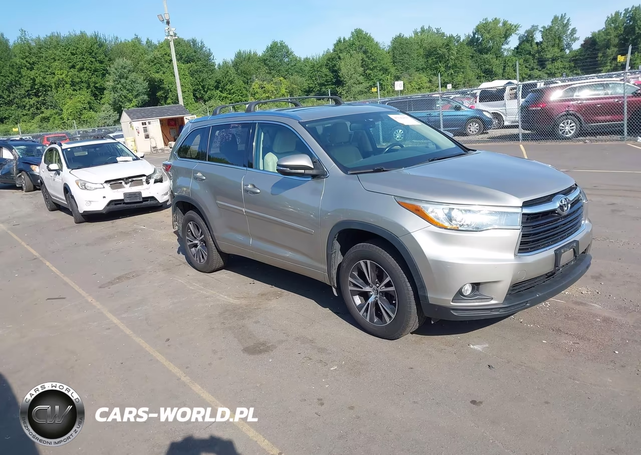 2016 Toyota Highlander Xle V6 VIN:5TDJKRFH4GS294364 - 1