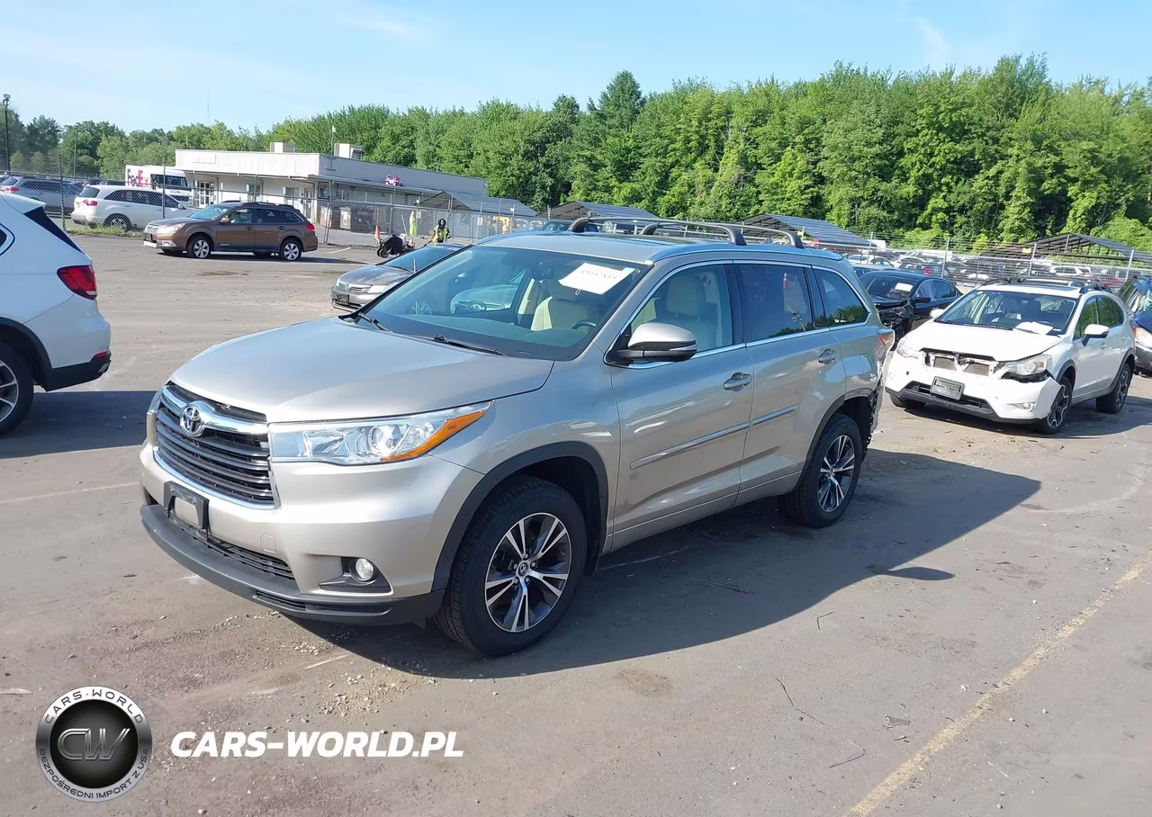 2016 Toyota Highlander Xle V6 VIN:5TDJKRFH4GS294364 - 2