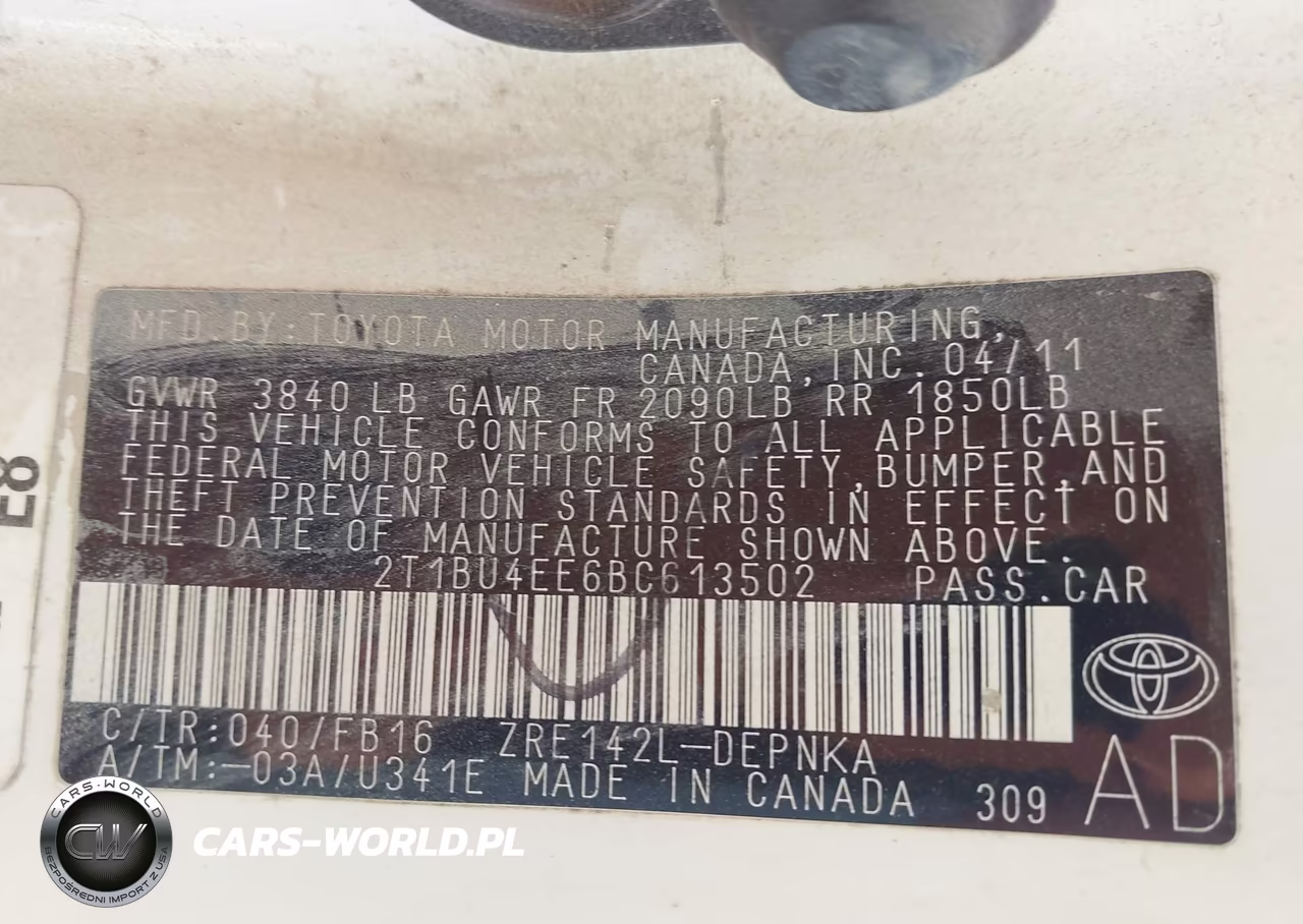 2011 Toyota Corolla Le VIN:2T1BU4EE6BC613502 - 9