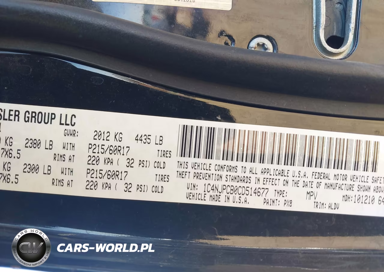 2012 Jeep Patriot Limited VIN:1C4NJPCB0CD514677 - 9