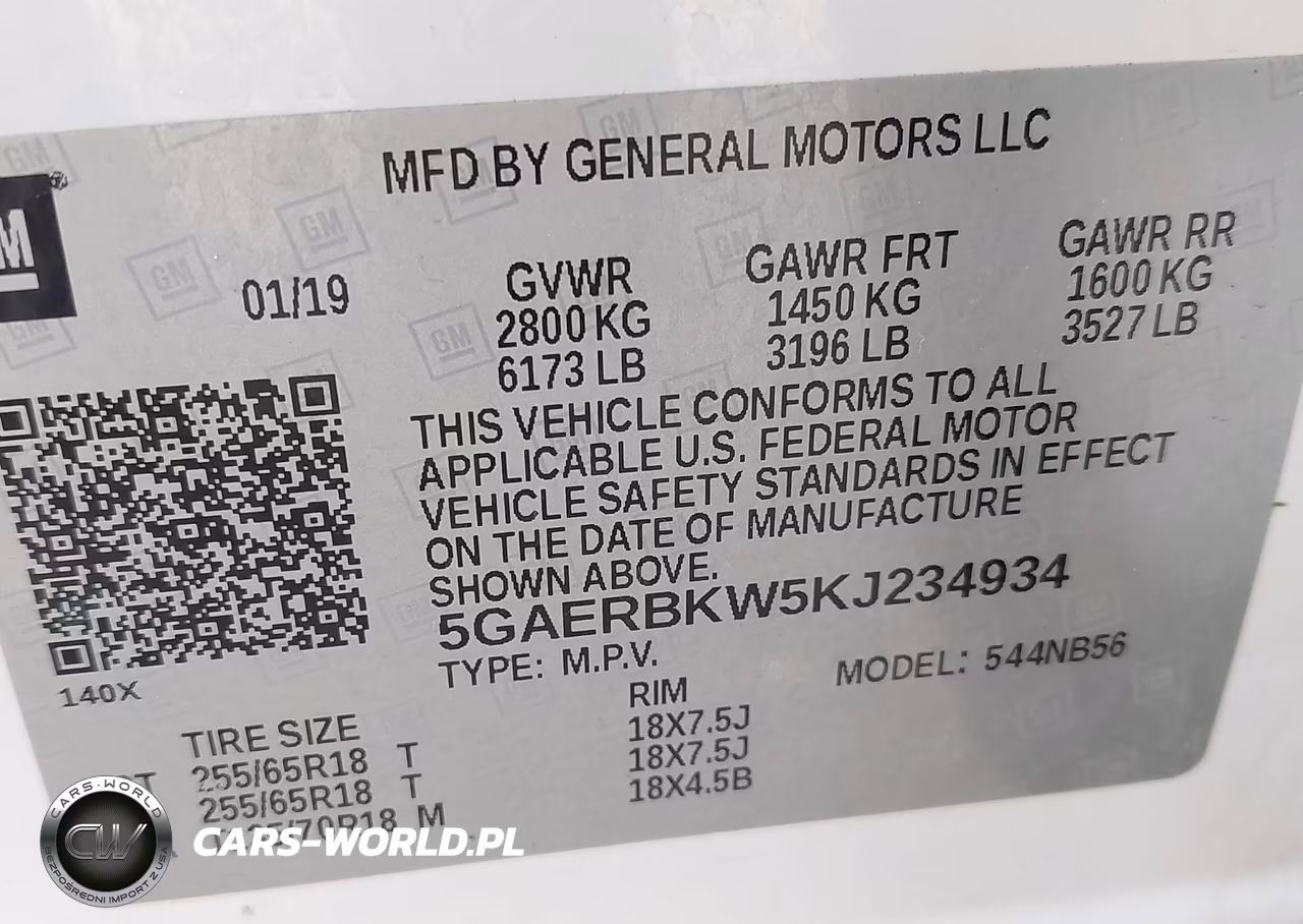 2019 Buick Enclave Fwd Essence VIN:5GAERBKW5KJ234934 - 9