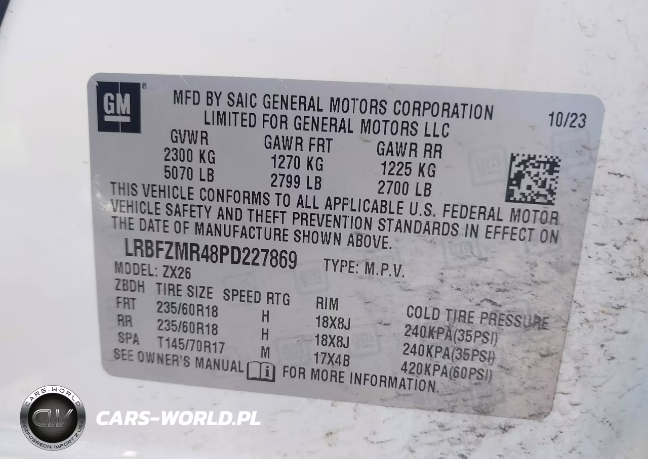 2023 Buick Envision Preferred Awd VIN:LRBFZMR48PD227869 - 9