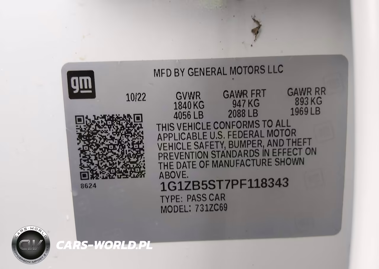 2023 Chevrolet Malibu Fwd Ls VIN:1G1ZB5ST7PF118343 - 9