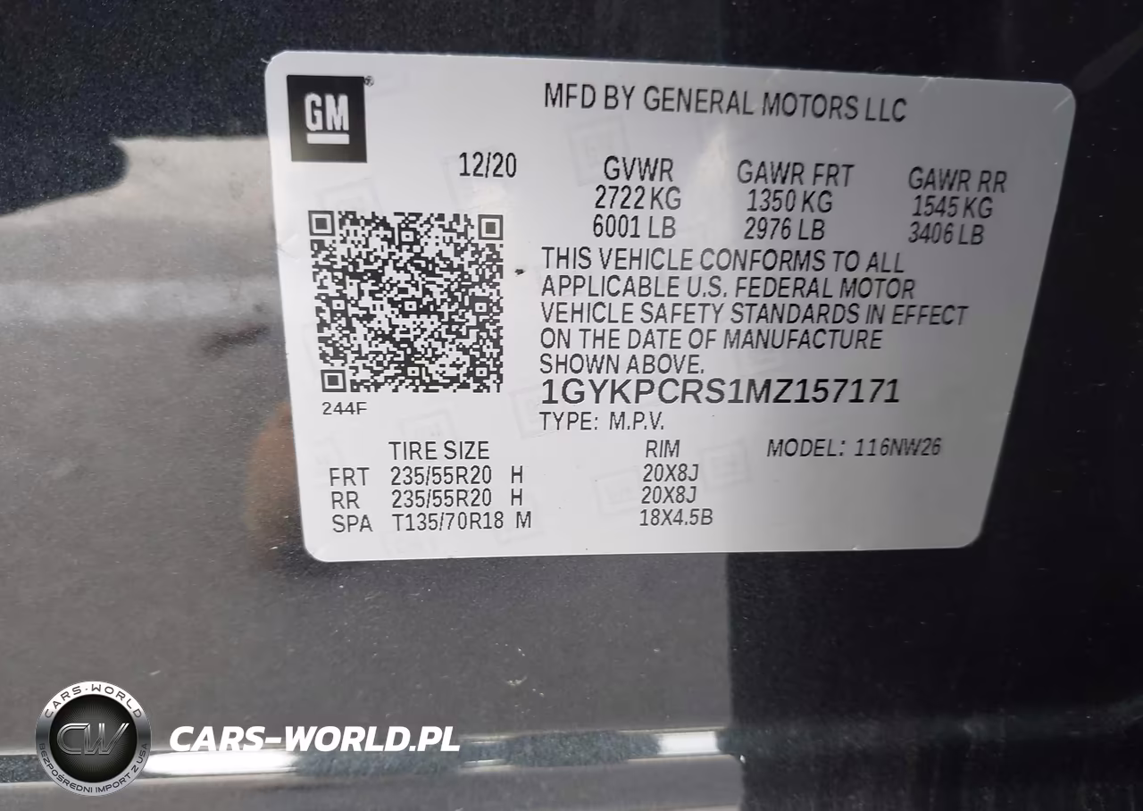 2021 Cadillac Xt6 Fwd Premium Luxury VIN:1GYKPCRS1MZ157171 - 9