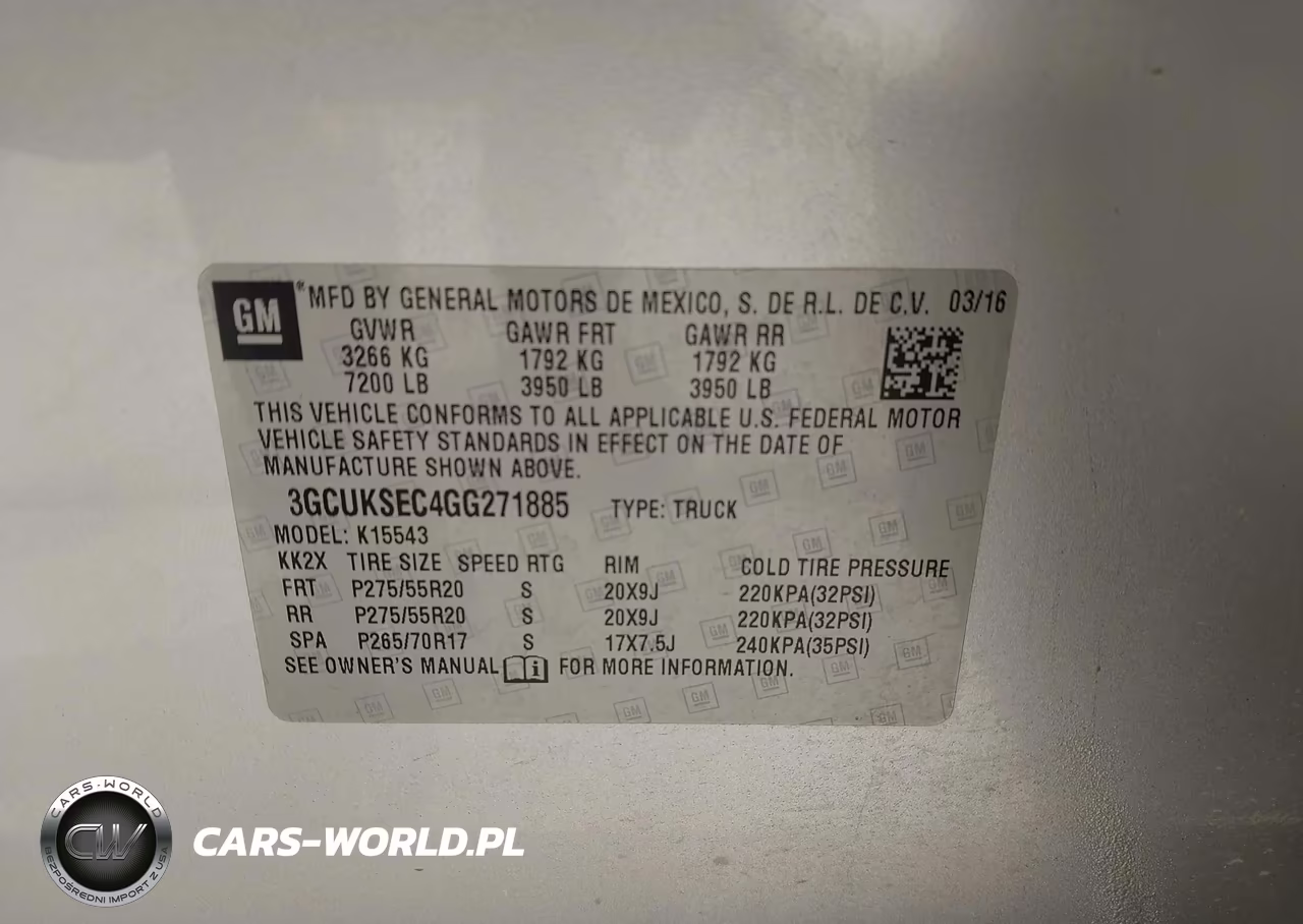 2016 Chevrolet Silverado 1500 Ltz VIN:3GCUKSEC4GG271885 - 9