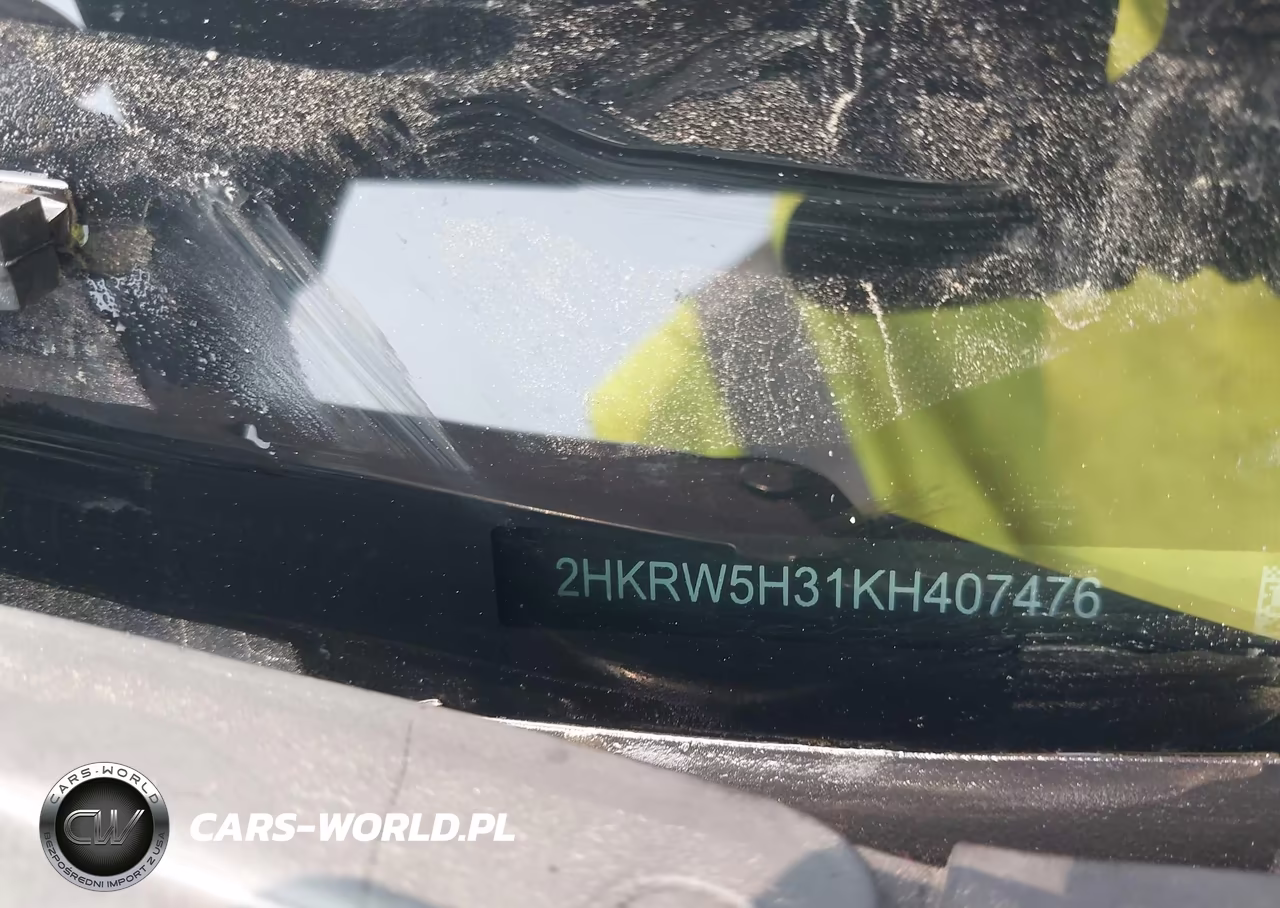 2019 Honda Cr-V Lx VIN:2HKRW5H31KH407476 - 9
