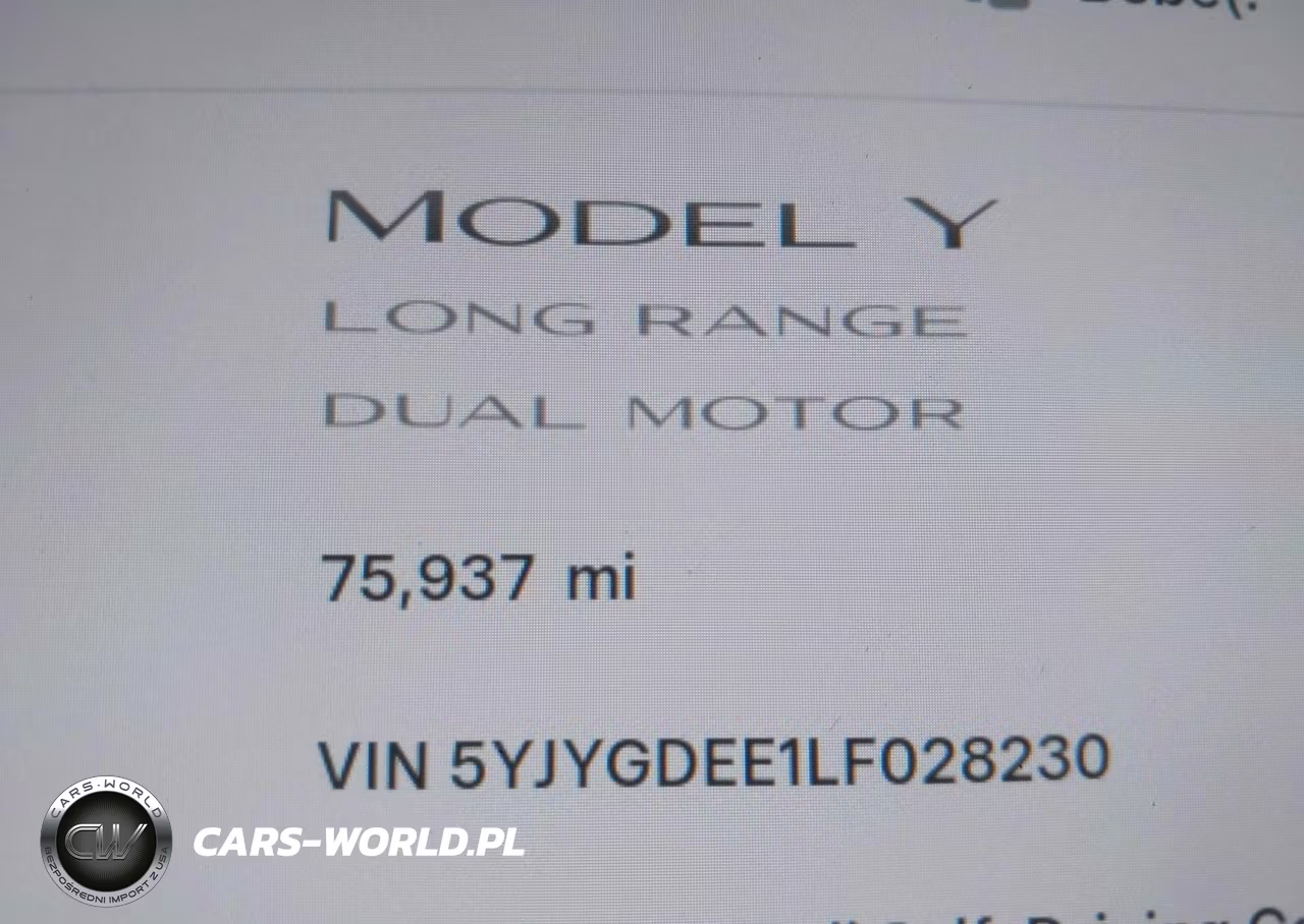2020 Tesla Model Y Long Range Dual Motor All-Wheel Drive VIN:5YJYGDEE1LF028230 - 15