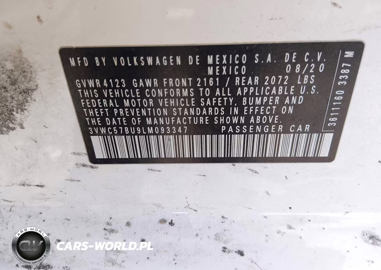 2020 Volkswagen Jetta 1.4T R-Line-1.4T S-1.4T Se VIN:3VWC57BU9LM093347 - 9