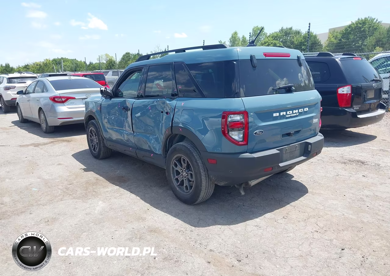 2022 Ford Bronco Sport Big Bend VIN:3FMCR9B65NRD37551 - 3