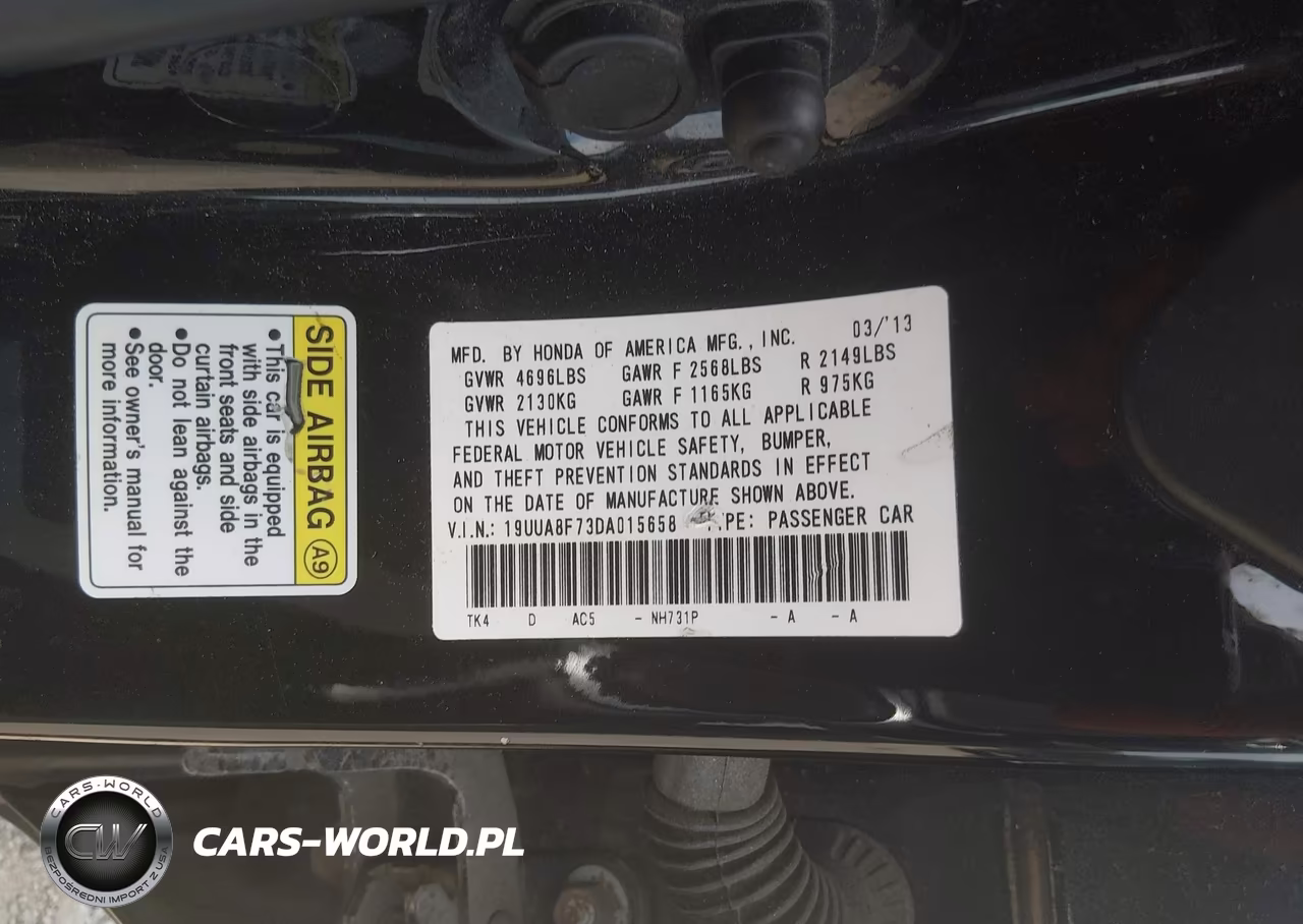 2013 Acura Tl 3.5 VIN:19UUA8F73DA015658 - 9