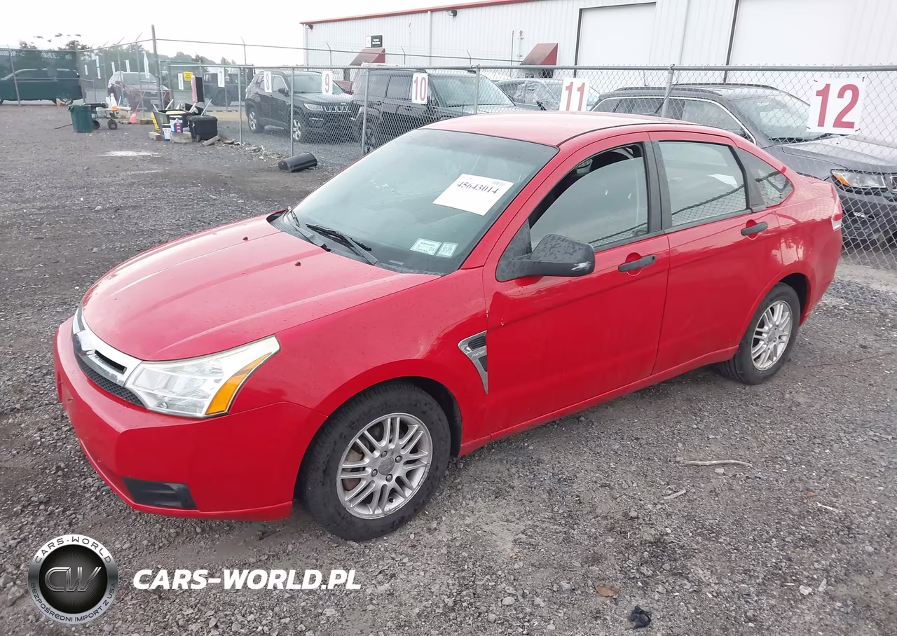 2008 Ford Focus Se VIN:1FAHP35N28W275498 - 2