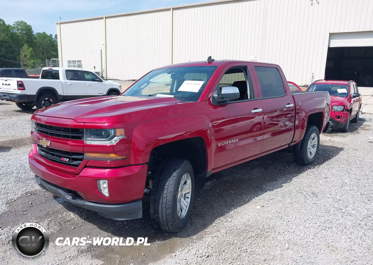 2018 Chevrolet Silverado 1500 2Lt VIN:3GCUKREC4JG628644 - 2